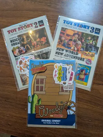 1번 복권 토이스토리 30주년 클리어 파일 & 스티커