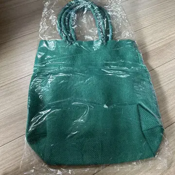 투데이풀 그린 토트백