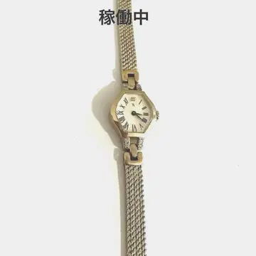 VENDOME AOYAMA 다이아몬드 시계 스테인리스 메쉬 밴딩