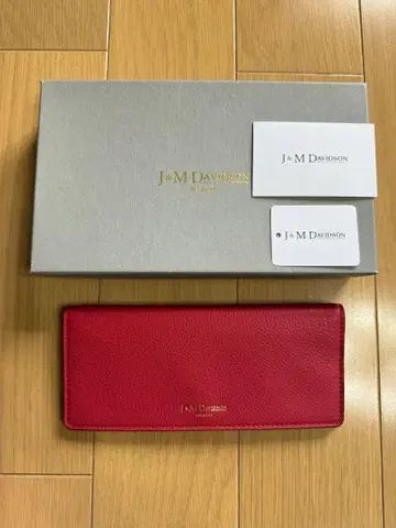 J&M DAVIDSON 얇은 타입 장지갑 PLAIN FLAP WALLET