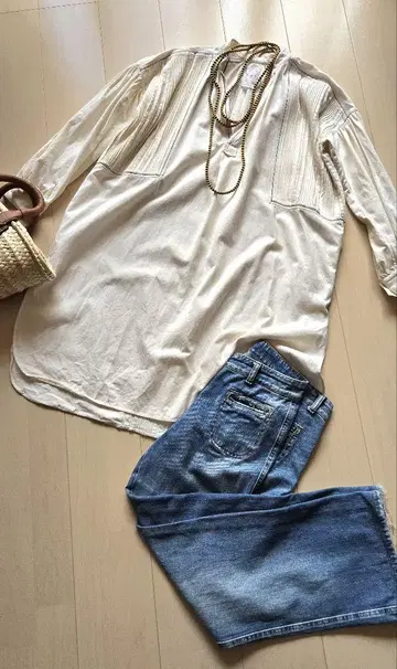 pheeta 피타 밴드 카라 턱 원피스