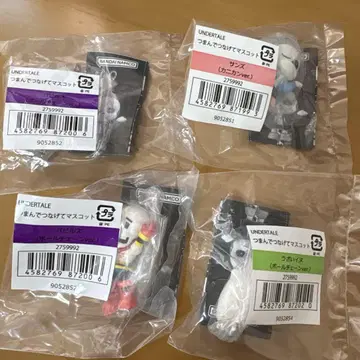 언더테일 집어 연결 마스코트 세트