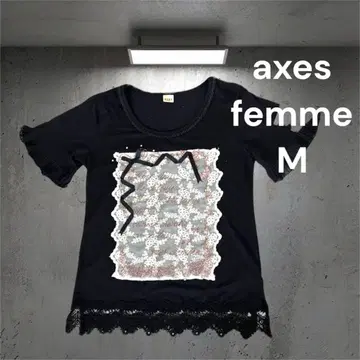 axes femme 엑시즈팜 여성용 티셔츠 M