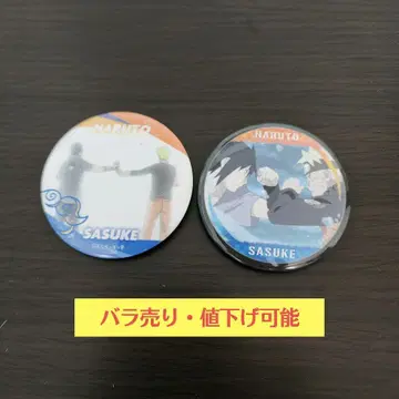 NARUTO 질풍전 트레이딩 캔뱃지 나루토 & 사스케