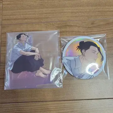 주술회전 세가 럭키 쿠지 D상 E상 캔뱃지 게토 스구루