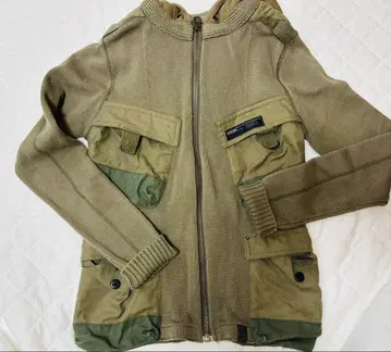 G-STAR RAW 후드 부착 밀리터리 자켓