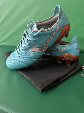 Mizuno 모렐리아 네오 3 JAPAN 축구화 아쿠아 블루