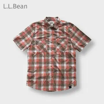 엘엘빈 L.L.Bean 반팔 셔츠 체크 코튼 셔츠