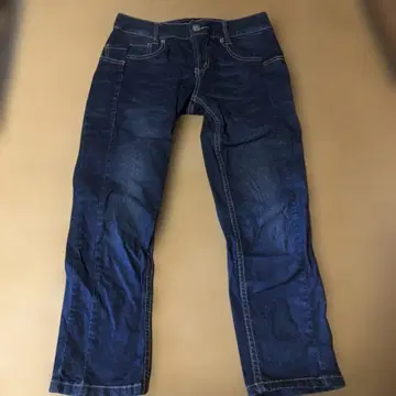 다크 블루 스트레이트 레그 데님