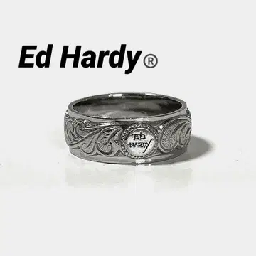 Ed Hardy 에드하디 로고 반지 약 20~20.5호 사이