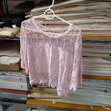 여성용 상의 레이스