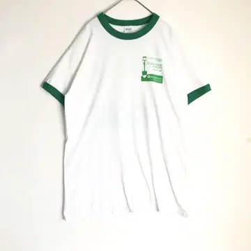 2990 링거 T 교회 길단 티셔츠 반팔 화이트 그린