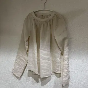 무인양품 라미 개더 블라우스