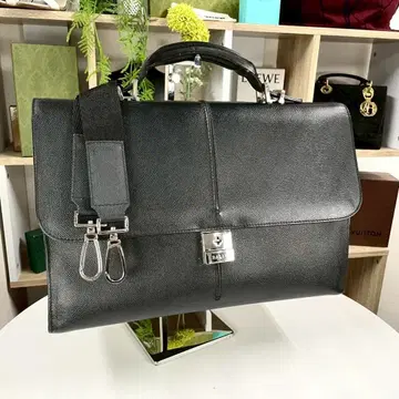 BALLY 2way 슈링크 가죽 비즈니스 백