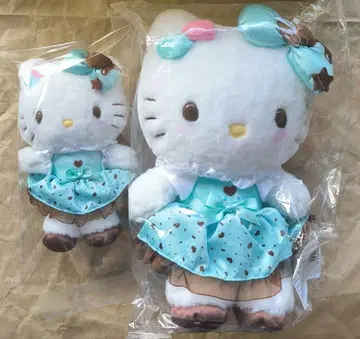 마스코트 봉제 인형 초코 민트 헬로키티 키티