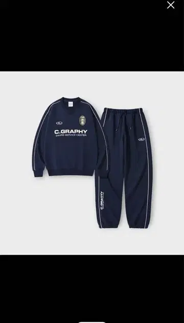 codegrahy 24H Track V-neck Sweat 셋업