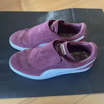푸마 스웨이드 27cm 버건디