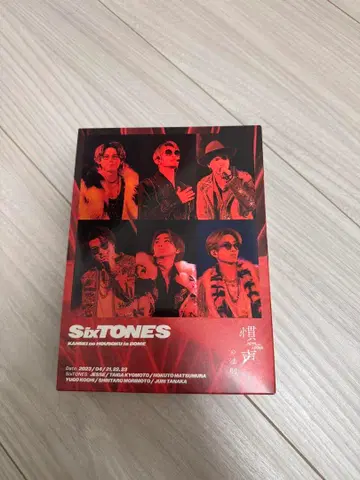 SixTONES KANZEN NIKUSHOKU IN DOME DVD