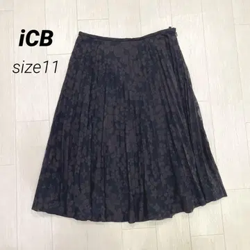 ICB 아이시비 꽃무늬 플리츠 스커트 11