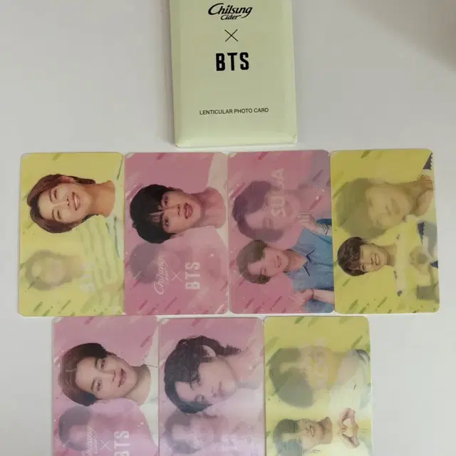 방탄소년단 BTS 칠성사이다 렌티큘러 포카(급처)
