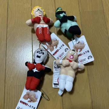 세가 프라이스 자리가니 웍스 근육맨 X 토지카자 봉제 인형 4종 세트