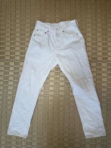 WORKERS 802 W30 L31 워커즈 화이트 청바지