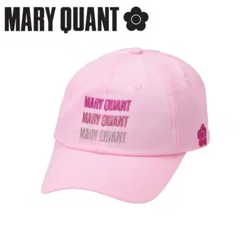 MARY QUANT plaza 한정판 캡 핑크