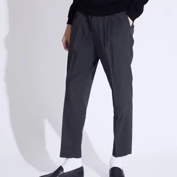 ABAHOUSE GRAY 하운드투스 체크 이지 슬랙스