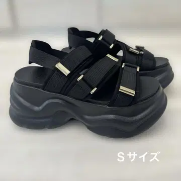 ABC SELECT 하이 볼륨 테이프 샌들 BLACK 22.5~23cm