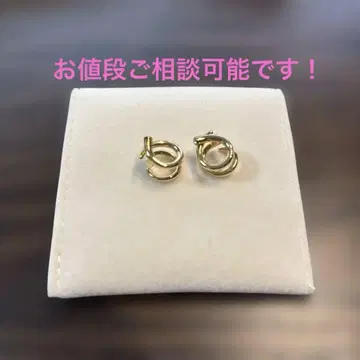 ete 후프 귀걸이 골드