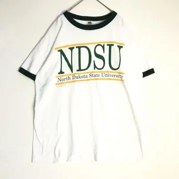 3002 NDSU 프룻 오브 더 룸 칼리지 링거 T 셔츠 화이트