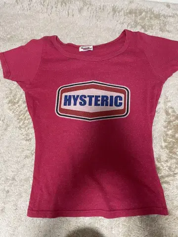 정품 HYSTERIC GLAMOUR 로고 티셔츠