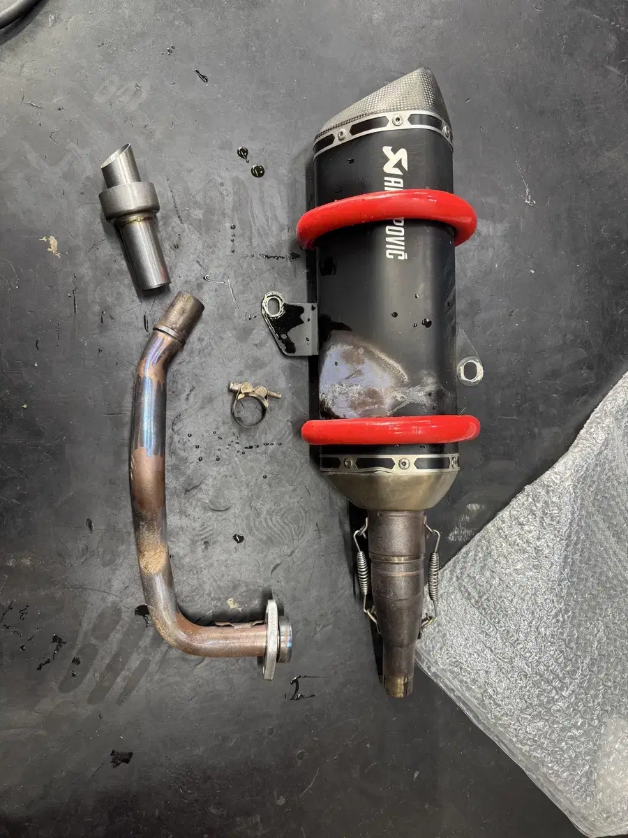 Forza 350, adv350 genuine Akrapovic is structurally compliant.