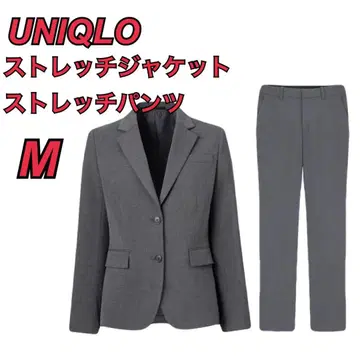 유니클로 스트레치 자켓 팬츠 셋업 M 사이즈 UNIQLO