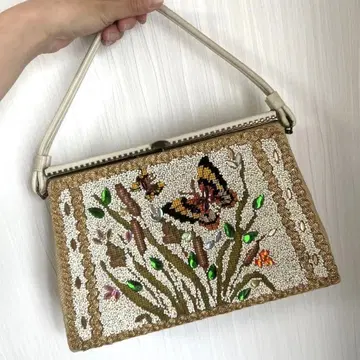 빈티지 자수 백