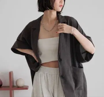 바스켓 자켓 SS 로리즈팜 미사용 새상품 이번 시즌 신상