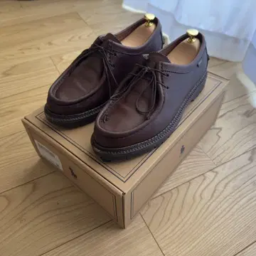 폴로 랄프 로렌 제트 러그 밑창 가죽 모크 토