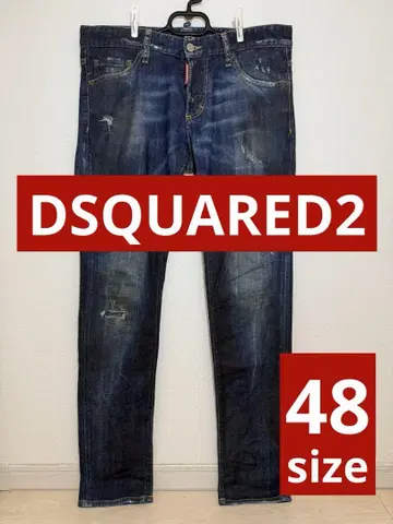 DSQUARED2 디스퀘어드 데님 진 데미지 48 사이즈