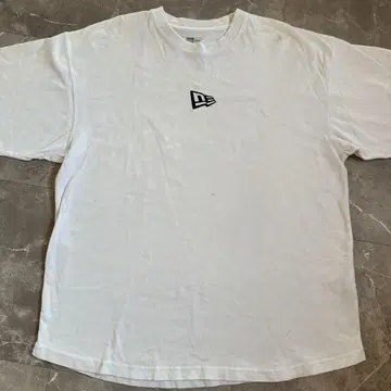New Era MLB 팀 로고 티셔츠 화이트
