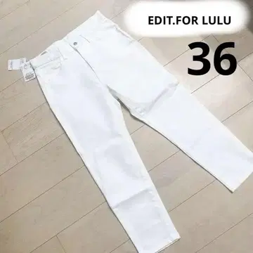 화이트 스키니 팬츠 F.DIT.FOR LULU