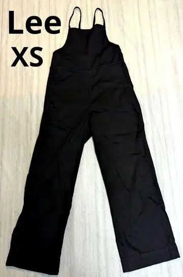 새상품급 Lee 살로펫 블랙 올인원 XS 면100%
