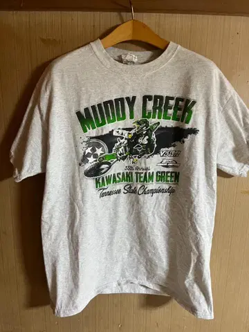 가와사키 MUDDY CREEK 티셔츠 L 사이즈