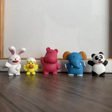 가격 인하! 타베코 동물 가챠 5개 세트