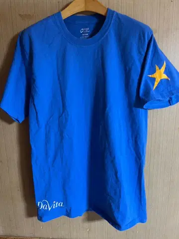 DaVita 티셔츠 M 사이즈 파랑