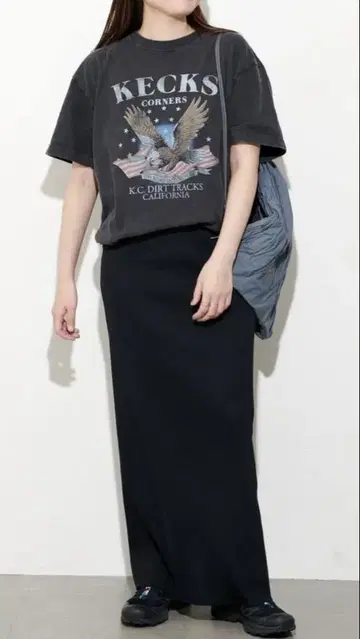 2024SS/JOURNAL STANDARD 탄력 있는 골지 롱 스커트