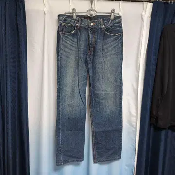 다크 블루 스트레이트 데님 앤티크 제품