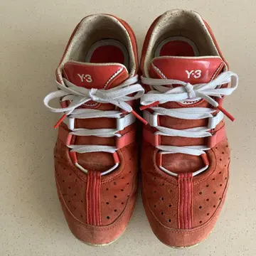 Y-3 오렌지 레드 스니커즈
