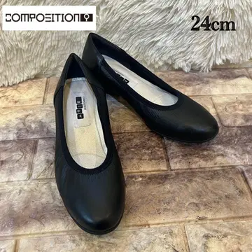 컨디션 최상 컴포지션 블로우 컴포트 웨지 펌프스 24cm