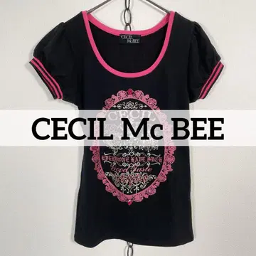 00s CECIL Mc BEE 반팔 퍼프 슬리브 티셔츠 페어리 그런지