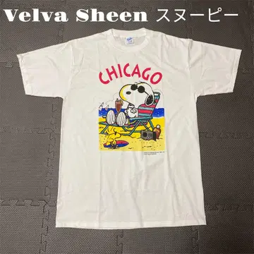 레어 새상품급 Velva Sheen 스누피 티셔츠 90년대 벨바 쉰